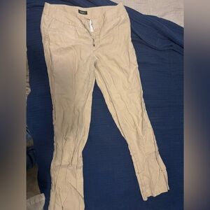 Eddie Bauer Tan Vashon Fit Linen Pants 4